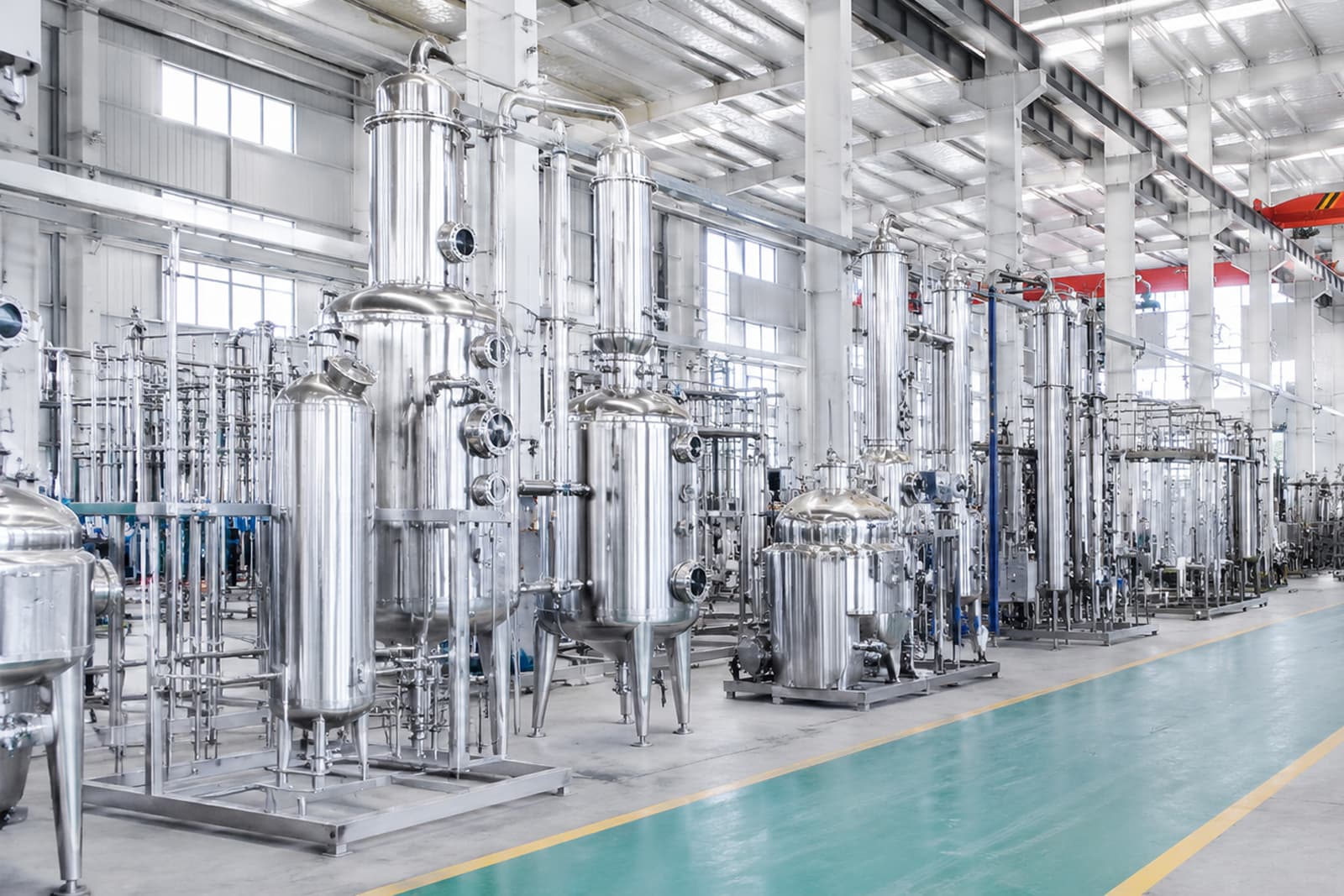 Laboratory glass reactor and extraction equipment